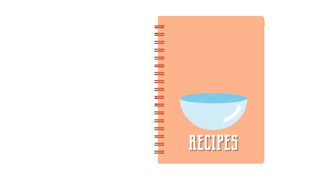 Personalised Recipe Journal, Design Online